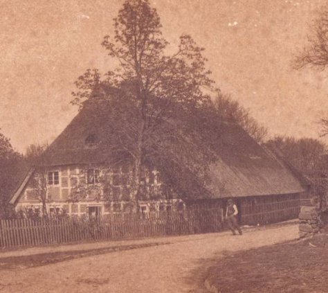 Foto Bauernhaus früher